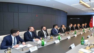 Bakan Bayraktar, Azerbaycan Ekonomi Bakanı Cabbarov ile görüştü