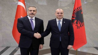 Bakan Fidan, Arnavut mevkidaşı Hasani ile görüştü