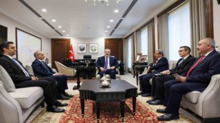 Bakan Fidan Irak Türkmen Cephesi Başkanı Turanı ağırladı