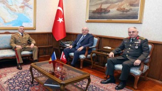 Bakan Güler, Romanya Genelkurmay Başkanı Vladı kabul etti