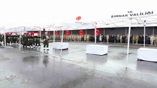 Bakan Güler ve TSK Komuta Kademesi şehit askerler için düzenlenen törene katıldı