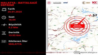 Bakan Yerlikaya’dan Deprem Açıklaması