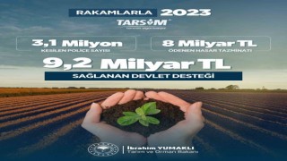 Bakan açıkladı "TARSİM'den 9 milyar 200 milyon ödeme yaptık"