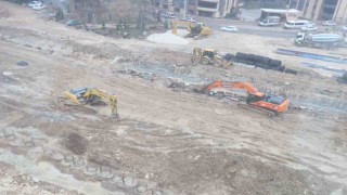 Balıkayağı bulvarında çalışmalar aralıksız sürüyor