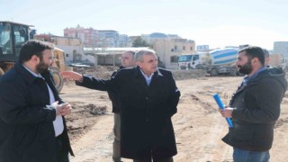 Balıkayağı Köprülü Kavşakta çalışmalar sürüyor