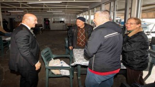 Balıkçılardan Başkan Soyere Körfez temizliği teşekkürü