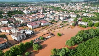 Bartında sele sebep olan yağmur suları artık su kıtlığına çözüm olacak