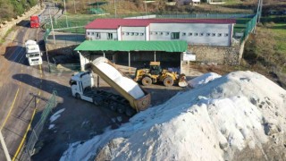 Başiskelede kar yağışına hazır