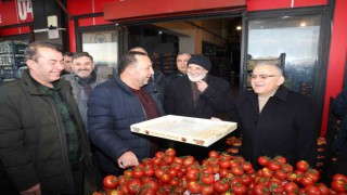 Başkan Büyükkılıç, Hal esnafıyla bir araya geldi