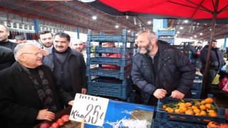 Başkan Büyükkılıç, İldem pazarı esnafı ile buluştu