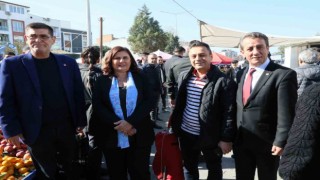 Başkan Çerçioğlu, Cumartesi Pazarında vatandaşlarla buluştu