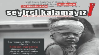 Bayrampaşalı çocuklardan Gazzeli çocuklar için yardım programı