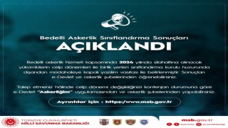 Bedelli askerlik sınıflandırma sonuçları açıklandı