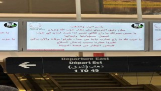 Beyrut Havalimanına siber saldırı: Havalimanındaki ekranlarda Hizbullah karşıtı mesaj yayınlandı
