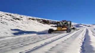 Bingölde kar 112 köy yolunu ulaşıma kapattı