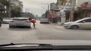 Bisikleti öyle bir taşıdı ki görenler şaştı kaldı