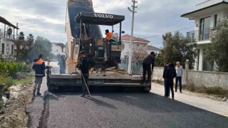 Bodrum Mumcularda Sıcak Asfalt Çalışması
