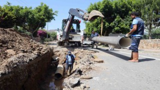 Bodrumuna kayıp-kaçağı için 34 Km yeni içme suyu hattı yapıldı