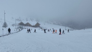 Bolunun yükseklerinde kar yağışı: Kartalkayada kar kalınlığı 1 metreye ulaştı