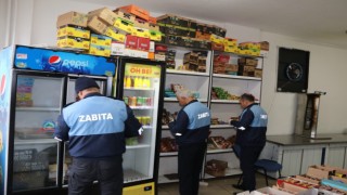 Bozova zabıtasından kantinlerde denetim