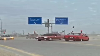 Bu kadarına pes dedirtecek görüntü: Kara yolunu kapatarak böyle drift attılar