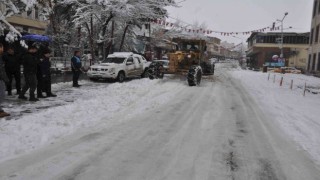 Bulanıkta kar yağışı