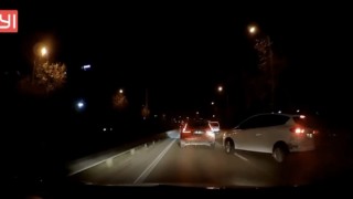 Bursada faciadan dönülen anlar kamerada...Makas kazayı böyle getirdi