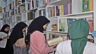 Cizrede hafız öğrencilerin yararlanması için kütüphane açıldı