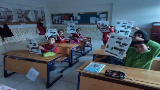 Çocuklar kendi okul gazetelerini çıkardı