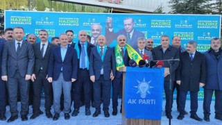 Cumhur İttifakı ve AK Parti Adayı Ziya Polata coşkulu karşılama