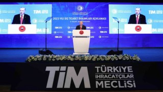 Cumhurbaşkanı Erdoğan :”İhracat rakamımız Cumhuriyet tarihimizin rekorunu kırmıştır”