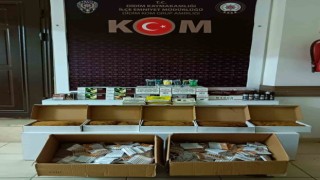 Didimde bir işyerine kaçak sigara baskını
