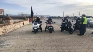 Didimde motosiklet sürücüleri bilgilendirildi