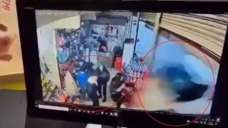 Diyarbakırda 5 öğrencinin yaralandığı kaza kamerada