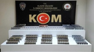 Elazığda stepneye zulalanmış 610 paket kaçak sigara ele geçirildi