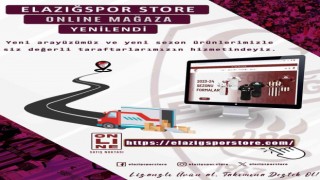 Elazığspor Store online satışlara başladı