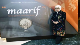 Emine Erdoğan Maarif: Türk Eğitim Tarihi sergisini gezdi