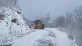 Erbaada 14 köy yolu ulaşıma kapandı