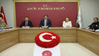 Ercişte ‘Seçim Güvenliği ve Koordinasyon Toplantısı yapıldı