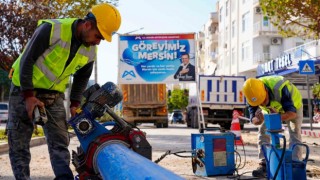 Erdemlide içme suyu hatları yenileniyor