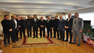 Erzurum Ticaret Borsası yönetiminden Başkan Sekmene ziyaret