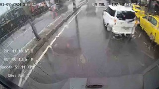 Esenyurtta 6 kişinin yaralandığı İETT otobüsünün kaza anı kamerada