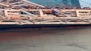 Esenyurtta intihar girişimi trafiği kilitledi