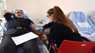 ESKİ personelinden kan bağışı