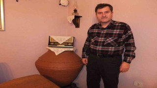 Eski yağ küpleri mekanlara süs oldu