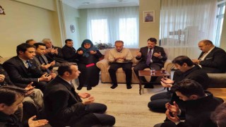 Eskişehir adalet teşkilatı şehit ailesini ziyaret etti
