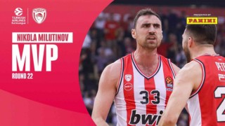 Euroleaguede haftanın oyuncusu Nikola Milutinov oldu