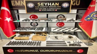 Evlerinde silah üreten kardeşlere Seyhan polisinden darbe