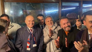 Faruk Özlüye Düzcede tulum ve davul-zurnalı karşılama