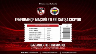 Gaziantep FK-Fenerbahçe maçı biletleri satışta